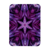 Glittery Paars Kaleidoscope Heart Gradiënt Magneet (Verticaal)