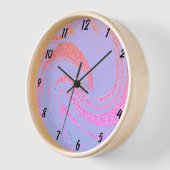 Glittery Paars Roze Roze Gold Wave Pattern Girly (Hoek)