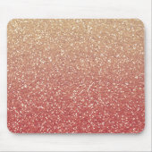 Glittery Pink Gold Melon Muismat (Voorkant)