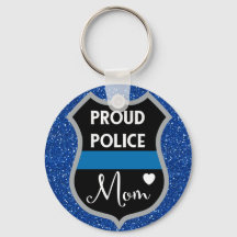Glittery Proud Police Ma LEO Support