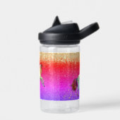 Glittery Rainbow Unicorn Waterfles (Links)