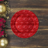 Glittery Red-deduplicatiedocument Tissuepapier