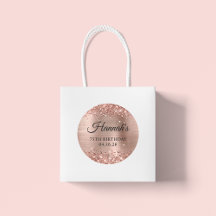 Glittery Roos Gold Foil 75th Birthday