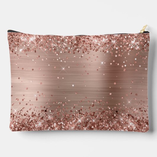Glittery Roos Gold Foil Fancy Monogram Etui (Achterkant)