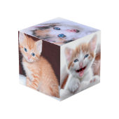 Glittery Roos Gold Foil Fancy Monogram Kubus (Achter hoekig)