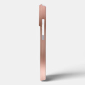 Glittery Roos Gold Foil Modern Girly Signature Case-Mate iPhone Case (Achterkant / Links)