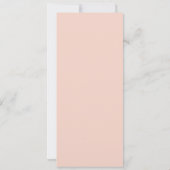 Glittery Roos Gold Foil Quinceañera Kaart (Achterkant)