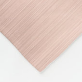 Glittery Roos Gold Glam Name Fleece Deken (Hoek)