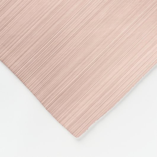 Glittery Roos Gold Glam Name Fleece Deken (Hoek)