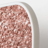 Glittery Roos Gold Glam Name Pickleball Paddle (Links Detail)