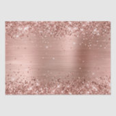 Glittery Roos Gold Ombre Folie Tissuepapier (Voorkant)