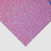 Glittery Roos Gold Pink Happy Valentine Day Tissuepapier (Detail)