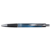 Glittery Royal Blue Folie Individuele naam Pen (Achterkant)