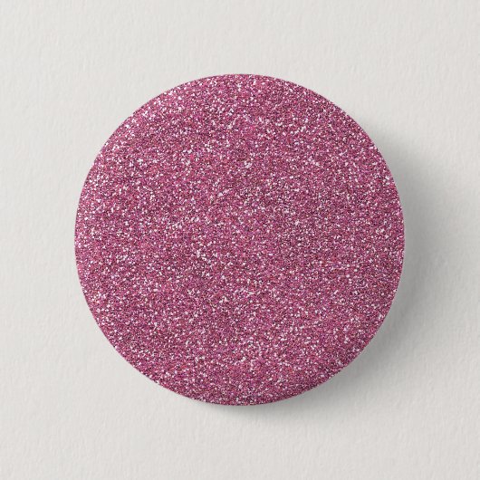 Glittery Shiny Pink Glitters Ronde Button 5,7 Cm (Voorkant)