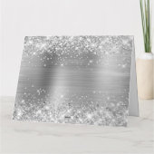 Glittery Silver Foil Happy Birthday uit de groep Kaart (Achterkant)