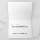 Glittery Silver Foil Happy Jubileum Kaart (Binnen)