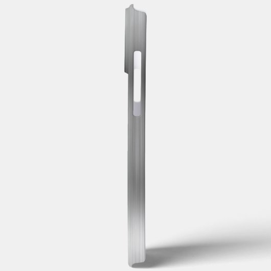 Glittery Silver Foil Modern Girly Signature Case-Mate iPhone Case (Achterkant / Links)