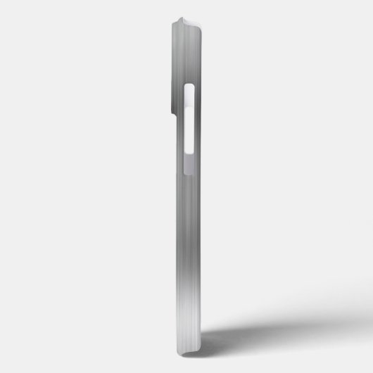 Glittery Silver Foil Modern Girly Signature Case-Mate iPhone Case (Achterkant / Links)