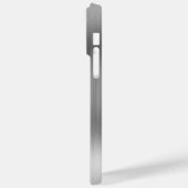 Glittery Silver Glam Modern Girly Signature Case-Mate iPhone Case (Achterkant / Links)