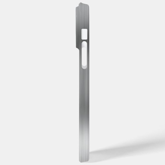 Glittery Silver Glam Modern Girly Signature Case-Mate iPhone Case (Achterkant / Links)