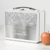 Glittery Silver Glam Name (In situ)