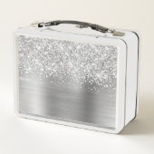 Glittery Silver Glam Name (Achterkant)