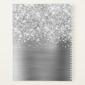 Glittery Silver Glam Planner (Achterkant)