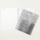 Glittery Silver Glam Planner (Display)