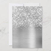 Glittery Silver Leopard 40 en Fabulous Kaart (Achterkant)