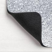 Glittery Silver Ombre Muismat (Hoek)
