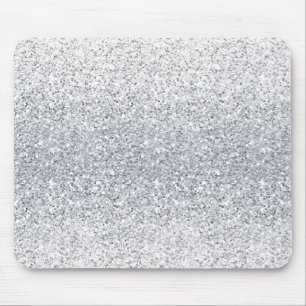 Glittery Silver Ombre Muismat