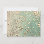 Glittery Stardust over Green Blauwgroen Aankondiging (Achterkant)