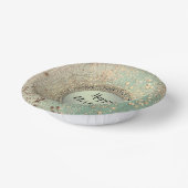 Glittery Stardust over het groenboek over het Blau Papieren Kommen (Gebogen)