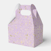 Glittery Starry Lavender Favor Box Bedankdoosjes (Achterkant)