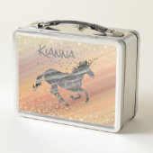 Glittery Starry Unicorn (Achterkant)