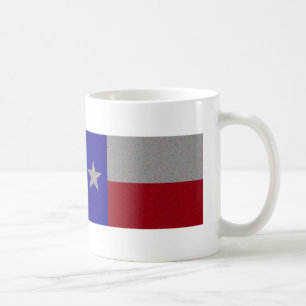 Glittery Texas Flag Koffiemok