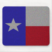 Glittery Texas Flag Muismat (Voorkant)