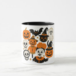 Glittery Whimsical Halloween Mok