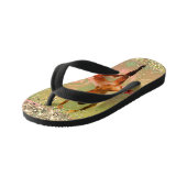 Glittery Whimsical Waterverf Ballerina Kinder Teenslippers (Schuin)