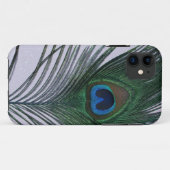 Glittery White Peacock Feather still Life Case-Mate iPhone Case (Achterkant (horizontaal))