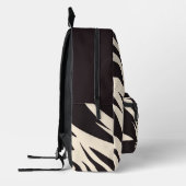 Glittery Zebra Pattern Printed Backpack Bedrukte Rugzak (Links)