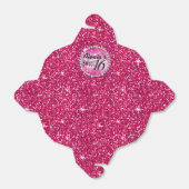 Glitz Bling Glitter Sparkle | fuchsia Bedankdoosjes (Uitgevouwen)