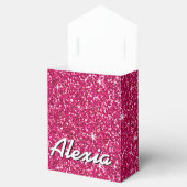 Glitz Bling Glitter Sparkle | fuchsia Bedankdoosjes (Geopend)