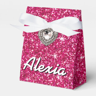 Glitz Bling Glitter Sparkle | fuchsia Bedankdoosjes