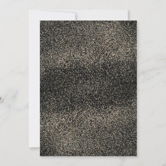 Glitz en Glam 21st Birthday-uitnodigingen Kaart (Achterkant)