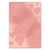 Glitz en Glam Pink Glitter schitteren glans Kaart (Achterkant)