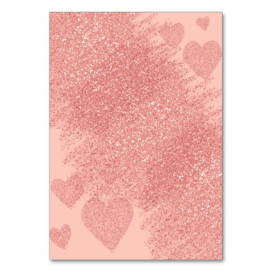 Glitz en Glam Pink Glitter schitteren glans Kaart (Achterkant)