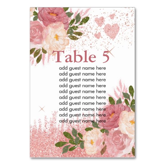 Glitz en Glam Pink Glitter schitteren glans Kaart (Voorkant)