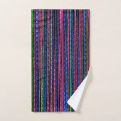 Glitz en Glam Sparkly Stripes Bad Handdoek (Handdoek)