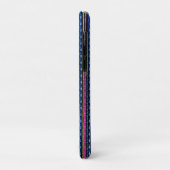 Glitz en Glam Sparkly Stripes Case-Mate iPhone Case (Achterkant/links)